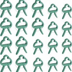 20pcs Plant Support Clips Flower and Vine Garden Tomato Plant Support Clips for Supporting Stems Vines Grow Upright Climbing