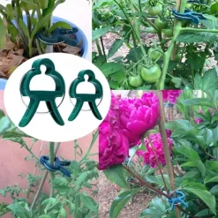20pcs Plant Support Clips Flower and Vine Garden Tomato Plant Support Clips for Supporting Stems Vines Grow Upright Climbing