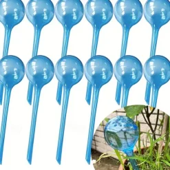 6pcs Plant Watering Globes Self Watering Bulbs PVC Automatic Watering Balls Plant Watering System Clear Plant Waterer For Indoor And Outdoor 5.1inch.zip