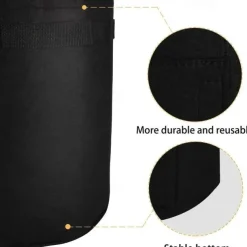 2pcs Potato Grow Bags 4/7/10 Gallon Inflatable Waterproof Fabric Sweet Potato Planter Window Vegetable Peanut Grow Box Nursery Garden Bucket