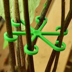 4pcs Premium Plant Support Kit Adjustable Stem Hooks for Easy Gardening & Tying Ideal for Monstera & Long-Stemmed Plants