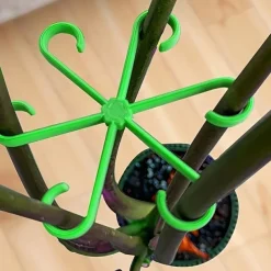 4pcs Premium Plant Support Kit Adjustable Stem Hooks for Easy Gardening & Tying Ideal for Monstera & Long-Stemmed Plants
