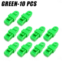 10PCS Push-Pull Tent Clips Tent Attachment Clips Outdoor Camping Tent Hooks Windproof Strap Barb Clips