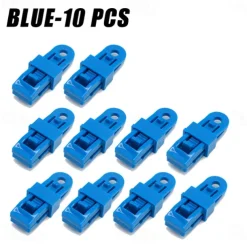 10PCS Push-Pull Tent Clips Tent Attachment Clips Outdoor Camping Tent Hooks Windproof Strap Barb Clips