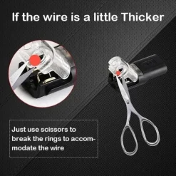 10PCS Quick Plug And Unplug Wire Connector Splicing Cable Crimping Terminal Wire Wiring LED Car Connector 18-22AWG Peel-free Solderless Quick Wire Connector Dual Wire Plug And Unplug Connector