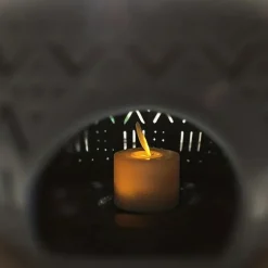 6pcs Rechargeable LED Flameless Candles - Battery Operated Votive Tea Lights for Christmas, Valentine's Day, Thanksgiving, and Home Wedding Decorations