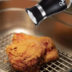 2pcs Refillable Salt & Pepper Shakers Set - Stainless Steel Lid Container for Home, Restaurant, and Picnic - 3.4oz Kitchen Accessories