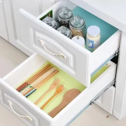 4pcs Refrigerator Liners Mats Washable, Refrigerator Mats Liner Waterproof Oilproof, Fridge Liners For Shelves, Cover Pads For Freezer Glass Shelf Cupboard Cabinet Drawer