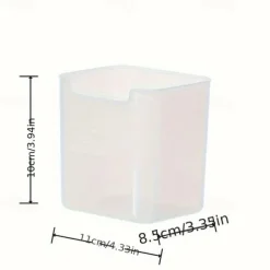 6pcs Refrigerator Storage Bins, Portable Transparent Food Storage Box, Large Food Sorting Storage Box, For Refrigerator Side Door And Counter, Kitchen Organizers And Storage, Kitchen Accessories