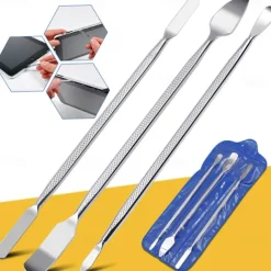 3PCS Repair Opening Pry Hand Tool Kit Blade Smart Phone Tablet PC Metal Spudger Disassemble Tools Set For IPhone/IPad/Tablet