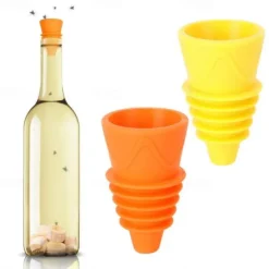 1Pcs Reusable Non-Toxic Fly Trap - Easy-to-Use, Battery-Free, Efficient Kitchen Pest Control for Fruit Fly & Gnat