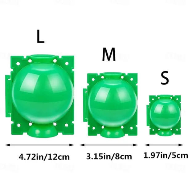 5pcs Reusable Plant Rooting Device Plant Rooting Grow Box High Pressure Propagation Ball Grafting Device Botany Root Controller Garden Plant Rooter Box For Rose Tree Fruit Bush Magnolia
