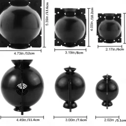 5pcs Reusable Plant Rooting Device Plant Rooting Grow Box High Pressure Propagation Ball Grafting Device Botany Root Controller Garden Plant Rooter Box For Rose Tree Fruit Bush Magnolia