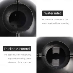 5pcs Reusable Plant Rooting Device Plant Rooting Grow Box High Pressure Propagation Ball Grafting Device Botany Root Controller Garden Plant Rooter Box For Rose Tree Fruit Bush Magnolia