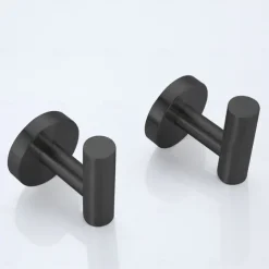 2PCS Robe Hooks Wall Mounted Clothes Hooks 304 Stainless Steel High Bearing Capacity Hooks for Bathroom/Kitchen