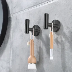 2PCS Robe Hooks Wall Mounted Clothes Hooks 304 Stainless Steel High Bearing Capacity Hooks for Bathroom/Kitchen