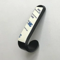 5pcs Self Adhesive Wall Hooks Stainless Steel Towel Hooks No Drilling Wardrobe Hook Self Adhesive Wall Hooks for Hanging Towels, Keys J-Shaped Hook