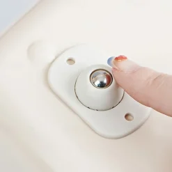 4/12pcs Self-Adhesive Caster Wheels Mini Swivel Wheels Stainless Steel Paste Universal Wheel 360 Degree Rotation Sticky Pulley For Bins Bottom Storage Box Furniture Trash Can