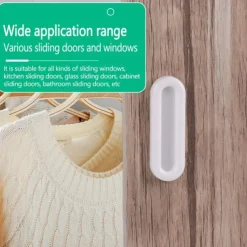 8pcs Self-adhesive Door Handles for Window Cabinet Drawer Wardrobe Sliding Door Handle Glass Non-slip Grip Auxiliary Handles