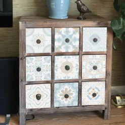 24/48pcs Self-adhesive Wall Stickers Waterproof Fresh Tiles Tile Stickers Waterproof Creative Kitchen Bathroom Living Room