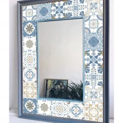 24/48pcs Self-adhesive Wall Stickers Waterproof Fashion Moroccan Tile Stickers Creative Kitchen Bathroom Living Room