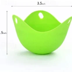 4pcs Set Silicone Egg Poacher Cook Poach Pods Pan Mould Kitchen Tool Baking Poached Cup