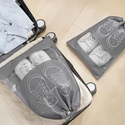 5pcs Shoe storage bag mildew-proof vacuum dust-proof transparent travel shoe bag moisture-proof shoe storage bag