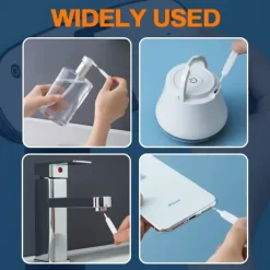 10Pcs Shower Head Hole Cleaning Brush White Small Brush Pore Gap Clean Anti-clogging Nylon for Home Daily Anti-blocking Multifunctional Cleansing Dredge