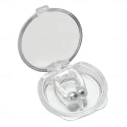 2/4pcs Silicone Anti Snore Magnet Nose Clip with Storage Box Silicone Anti-snoring Device Prevents Snoring