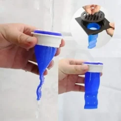 2Pcs Silicone Floor Drain Odor-proof Leak Core Down The Water Pipe Draininner Core Kitchen Bathroom Sewer Seal Leak Deodorant