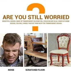 20pcs Silicone Furniture Legs Protector Chairs Desk Table Legs Feet Pad Cover Floor Protector Silicon Chair Leg Protector