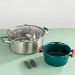 5PCS Silicone Pan Handle Cover Heat Insulation Assist Handle Holder Grip Sleeve Kitchen Gadgets