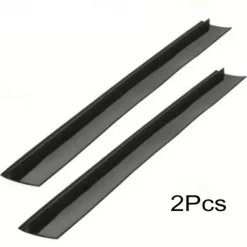 2pcs Silicone Stove Gap Cover Bathroom sink Kitchen Counter Gap Filler HeatResistant Oven Gap Filler Between Kitchen Appliances WashingMachine And Stovetop