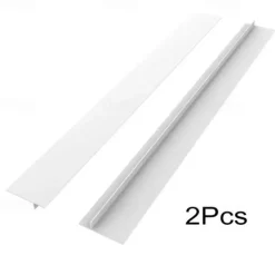 2pcs Silicone Stove Gap Cover Bathroom sink Kitchen Counter Gap Filler HeatResistant Oven Gap Filler Between Kitchen Appliances WashingMachine And Stovetop