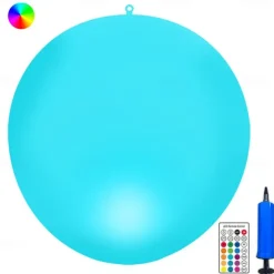 2pcs Solar Floating Pool Lights Outdoor Solar Garden Light Inflatable Floating Ball Light Waterproof Color Changing LED Night Lamp