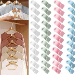 100pcs Space-Saving Clothes Hanger Connector Hooks, Magic Hanger Hooks Heavy Duty Cascading Connection Hooks Hanger Extenders Clips For Clothes For Organizer Closet