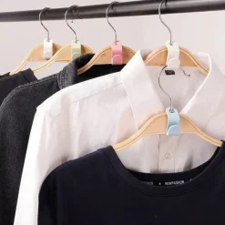 100pcs Space-Saving Clothes Hanger Connector Hooks, Magic Hanger Hooks Heavy Duty Cascading Connection Hooks Hanger Extenders Clips For Clothes For Organizer Closet