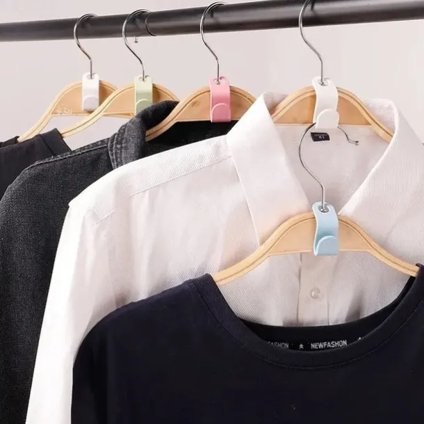 100pcs Space-Saving Clothes Hanger Connector Hooks, Magic Hanger Hooks Heavy Duty Cascading Connection Hooks Hanger Extenders Clips For Clothes For Organizer Closet