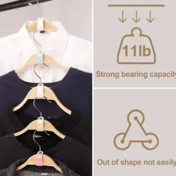100pcs Space-Saving Clothes Hanger Connector Hooks, Magic Hanger Hooks Heavy Duty Cascading Connection Hooks Hanger Extenders Clips For Clothes For Organizer Closet
