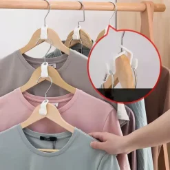 100pcs Space-Saving Clothes Hanger Connector Hooks, Magic Hanger Hooks Heavy Duty Cascading Connection Hooks Hanger Extenders Clips For Clothes For Organizer Closet