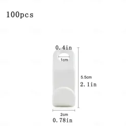 100pcs Space-Saving Clothes Hanger Connector Hooks, Magic Hanger Hooks Heavy Duty Cascading Connection Hooks Hanger Extenders Clips For Clothes For Organizer Closet