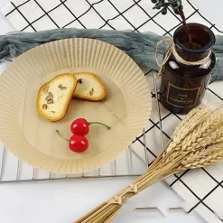 100PCS Special Paper for Air Fryer Liners Baking Oil-proof and Oil-absorbing Paper for Household Barbecue Plate Food Oven Kitchen Pan Pad