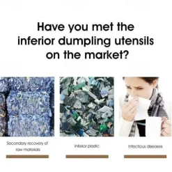 2PCS Stainless Steel Dumpling Maker Mold, Wraper Dough Cutter Pie Ravioli Empanadas Press Mold Kitchen Accessories Pastry Tools