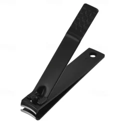 10/15/20/25pcs Stainless Steel Makeup Kit & Manicure set, Nail Clipper Set, With Black Leather Travel For Men & Women