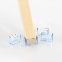 8PCS Table Chair Leg Mat Transparent Silicone Non-slip Table Chair Leg Caps Foot Protection Cover Pads Wood Floor Protectors
