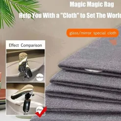 5/10pcs Thickened Magic Cleaning Cloth Absorbent Rag Water Marks Magical Rag Wipes Glass Cloth