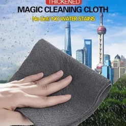 5/10pcs Thickened Magic Cleaning Cloth Absorbent Rag Water Marks Magical Rag Wipes Glass Cloth