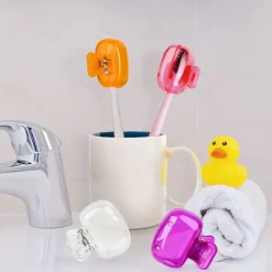 6PCS Toothbrush Cover - Toothbrush Protection Holder Portable Plastic Toothbrush Head Cover - Suitable for Travel, Business, Camping, School, Home