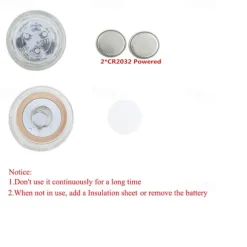 12pcs Underwater Submersible LED Pool Light Waterproof with Remote Control for Bath Tub Vase Aquarium Party Wedding Decor Battery Operated