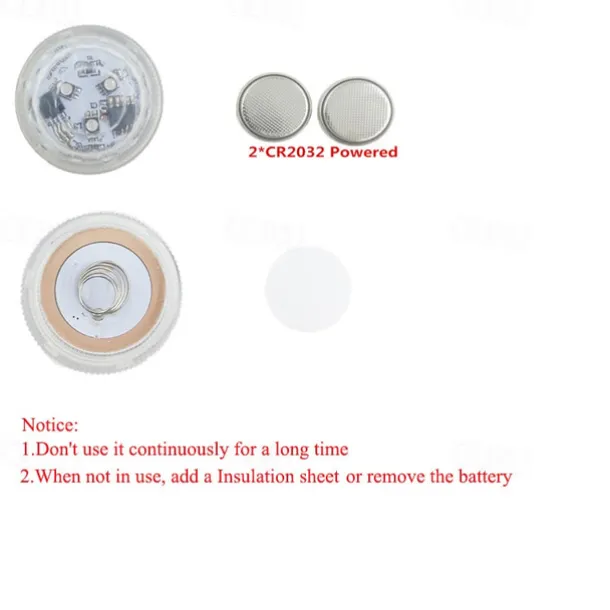 12pcs Underwater Submersible LED Pool Light Waterproof with Remote Control for Bath Tub Vase Aquarium Party Wedding Decor Battery Operated